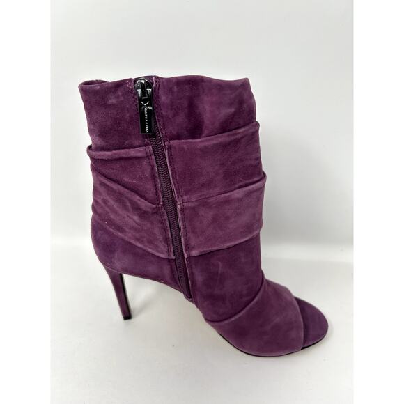Vince Camuto Women's Antaya Open Toe Bootie Ankle Boot Shoes Color: Jam, Sz 7.5 - Picture 3 of 7